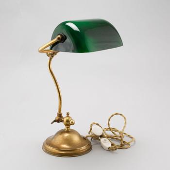 An early 20th century table lamp.