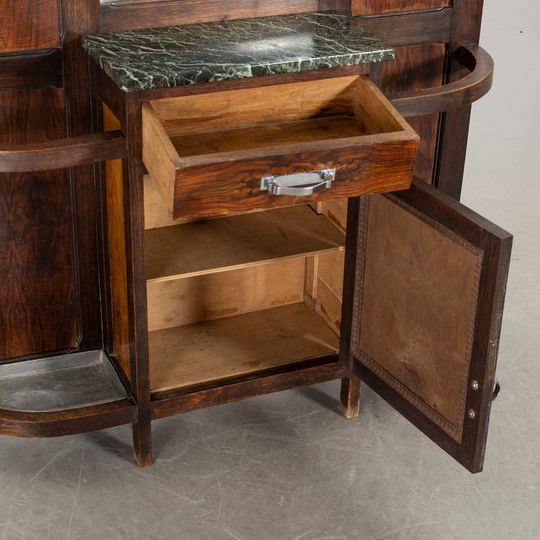 Hallmöbel med spegel, 1930-tal.
