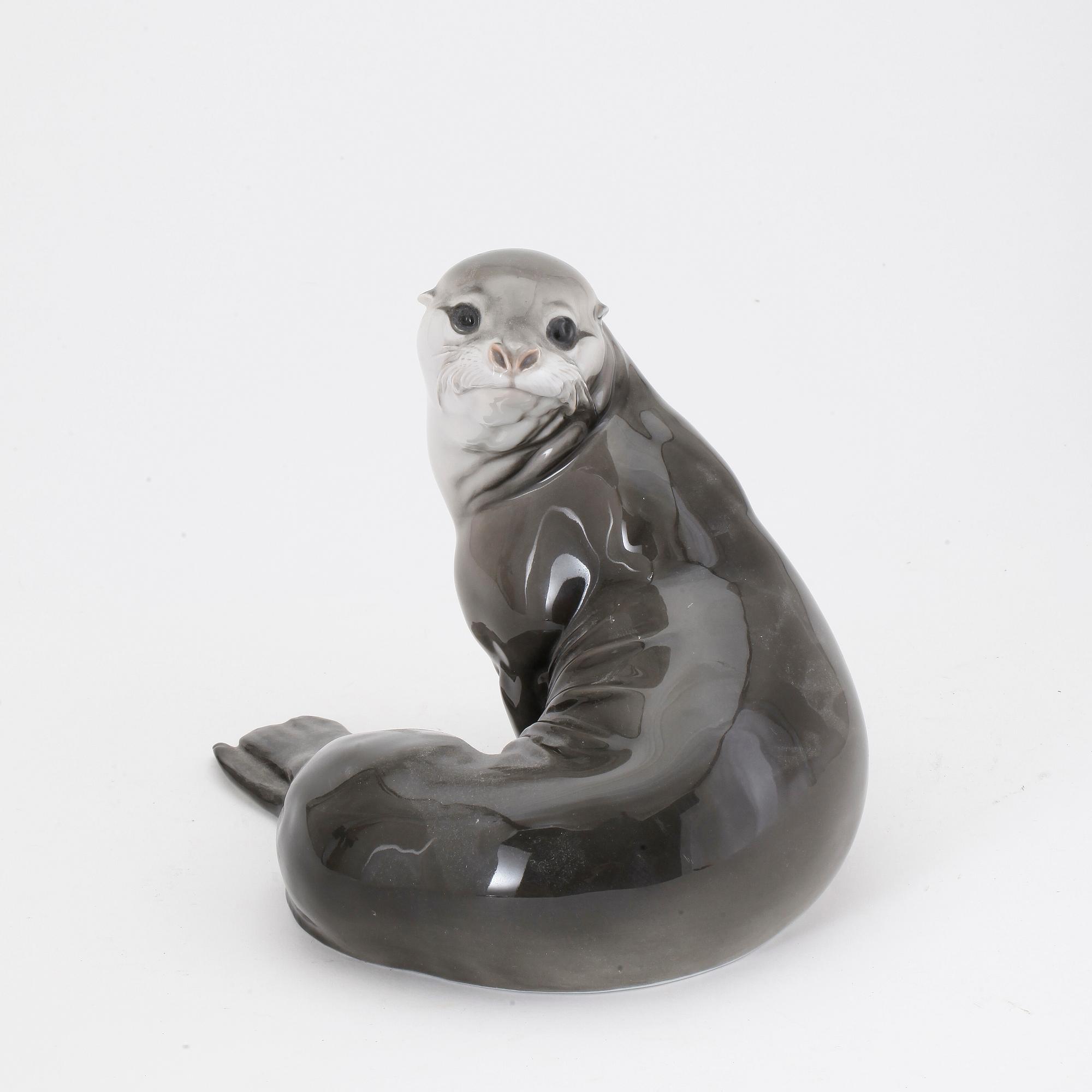 FIGURIN, porslin, Theodor Kärner, Rosenthal, omkring 1900-talets mitt.