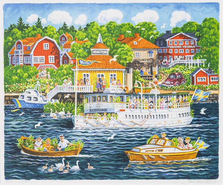 Bert Håge Häverö, Vid Furusund.