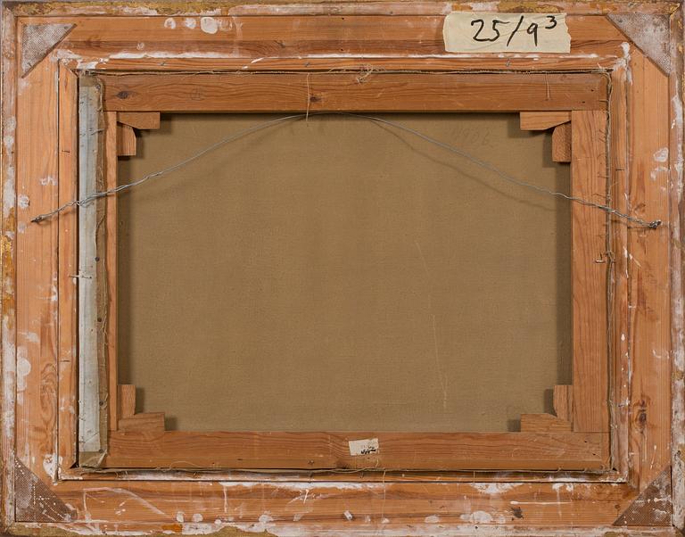 Bruno Liljefors, Winter landscape with partridges.