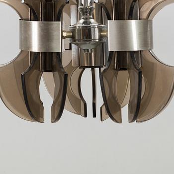 An Italian ceiling lamp for three lights, late 20th century.