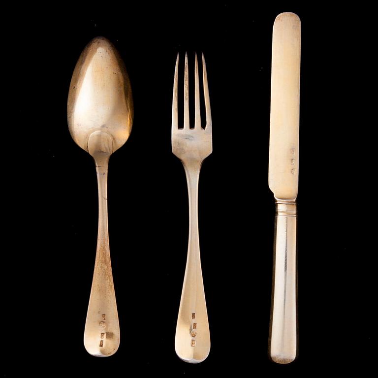 A FLATWARE SET, 36 PIECES.