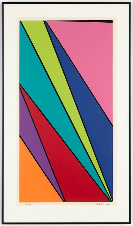 Olle Bærtling, silkscreen in colours, signed 32/100.
