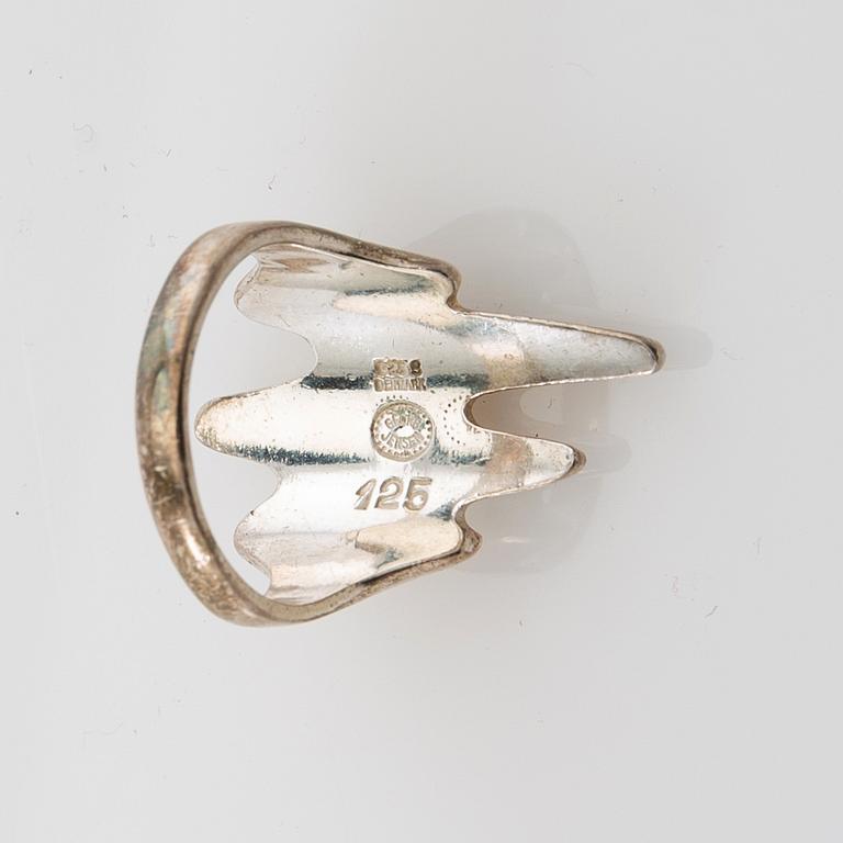 Henning Koppel, ring, silver, för Georg Jensen.