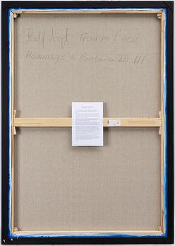 Ralf Arzt, "Trompe l'oeil Hommage à Fontana 2.0 III".