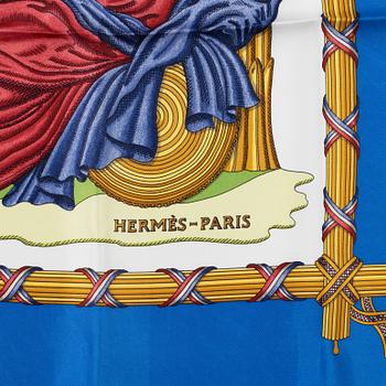 Hermès, scarf, "1789 Liberty Equality Fraternity".