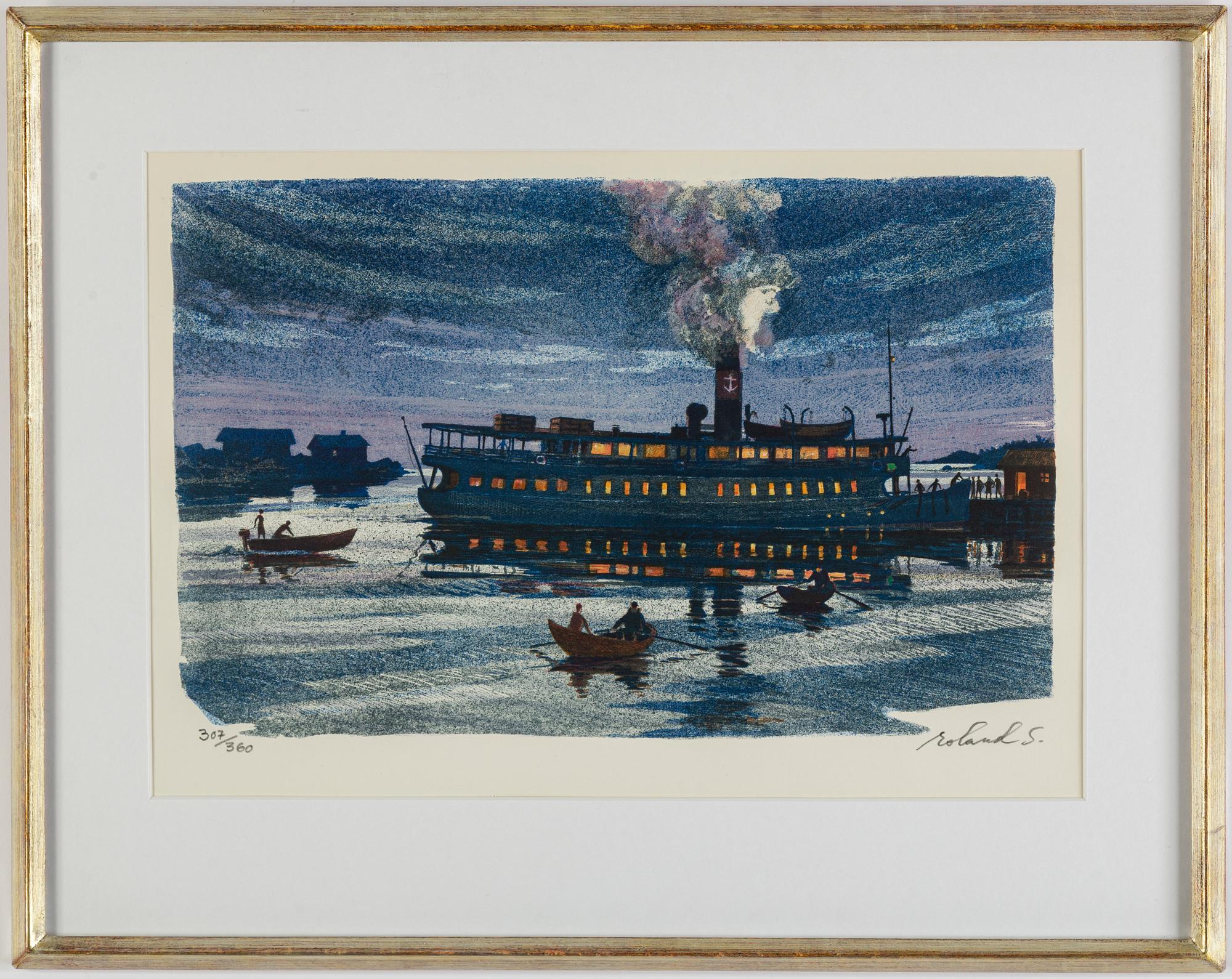 ROLAND SVENSSON, lithograph in colours, signed 307/360.