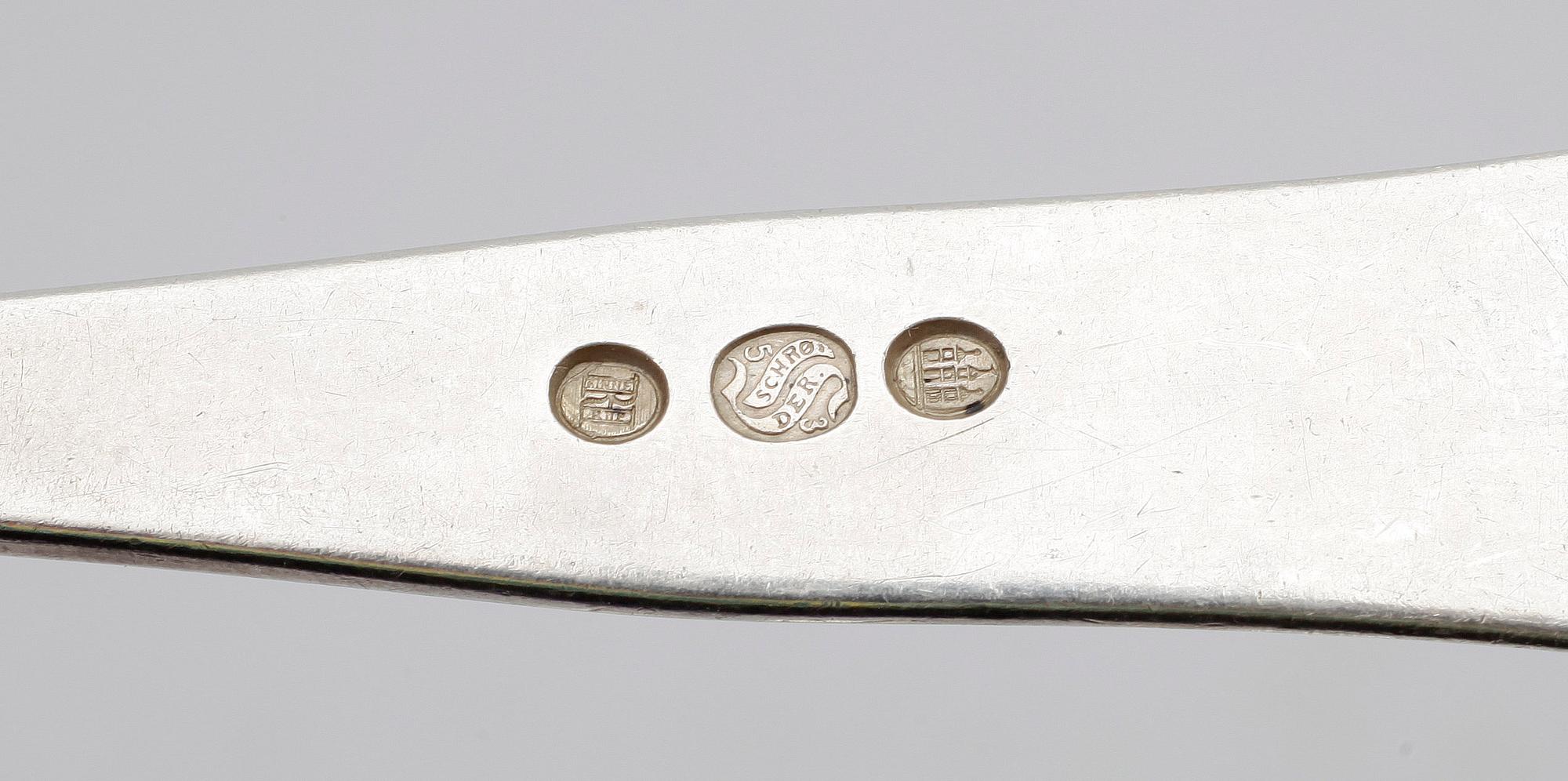MATSKEDAR, 4 st. Silver. Tot ca 230 g.