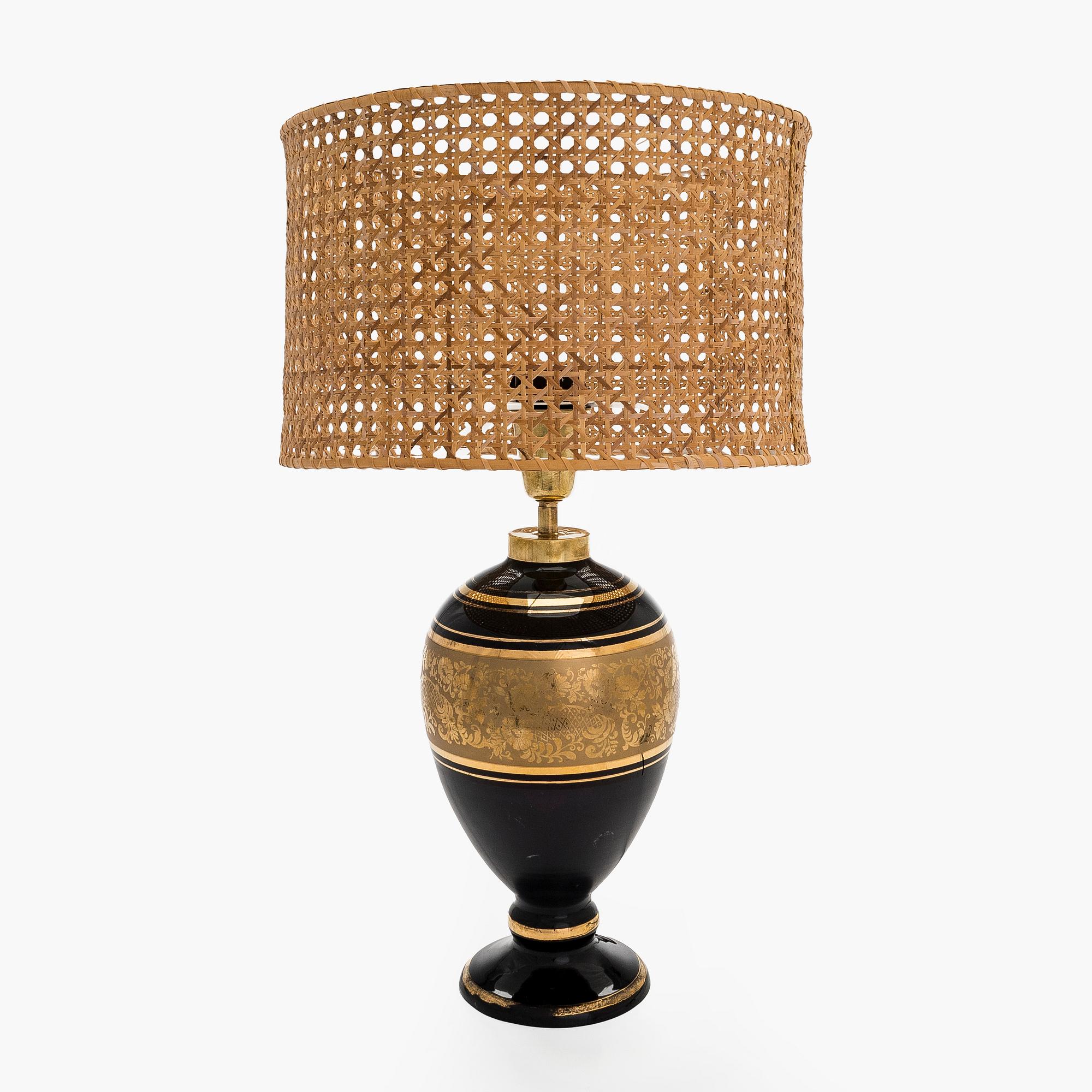 Bordslampa, Idman, 1900-talets mitt.