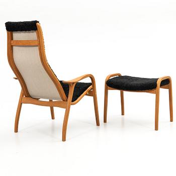 Yngve Ekström, armchair with footstool, "Lamino", Swedese.