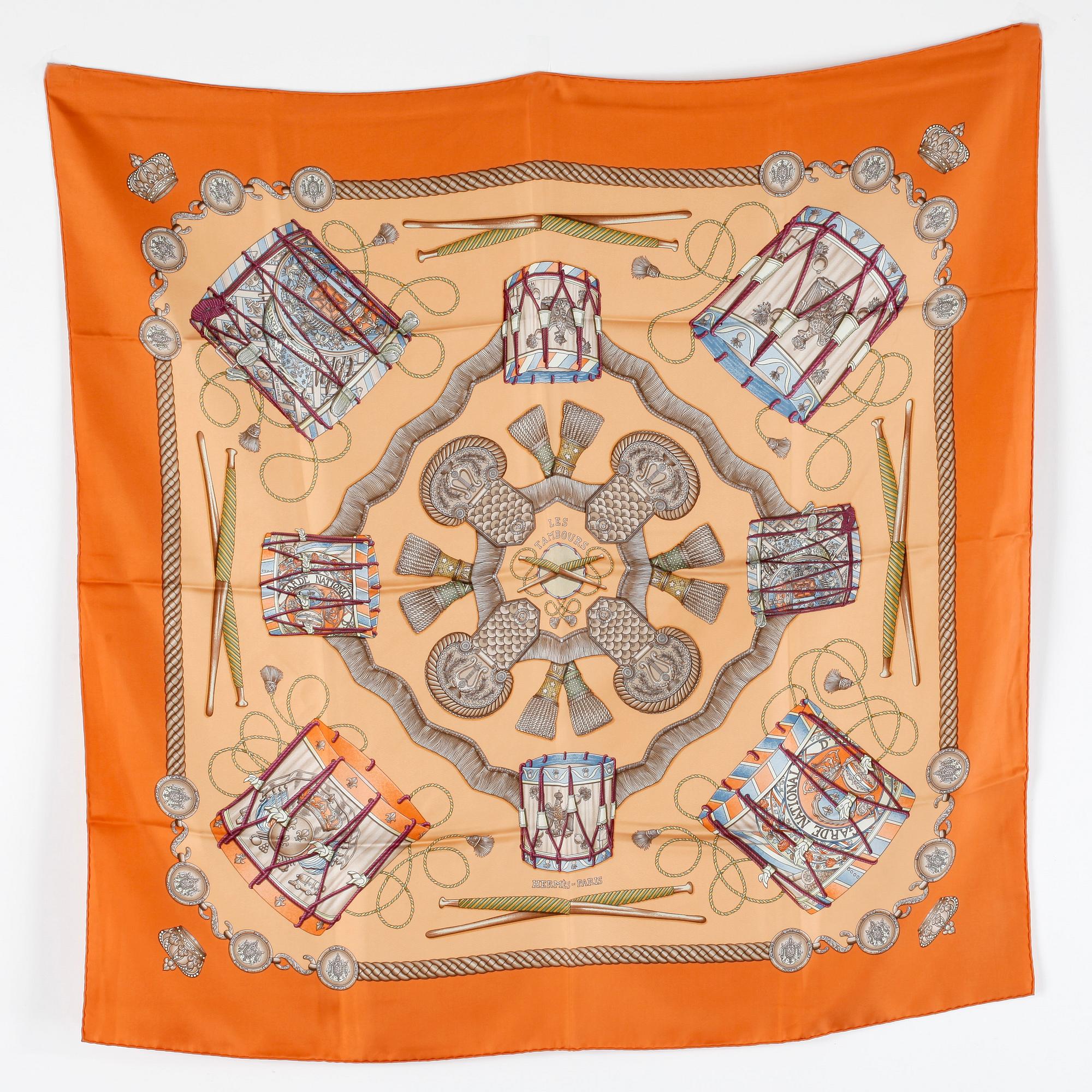 SCARF, "Les Tambours", Hermès.