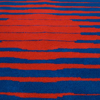 Victor Vasarely, A CARPET, "Capella 17", tufted, ca 181 x 180,5 cm, design: Victor Vasarely, OY FINNRYA AB.