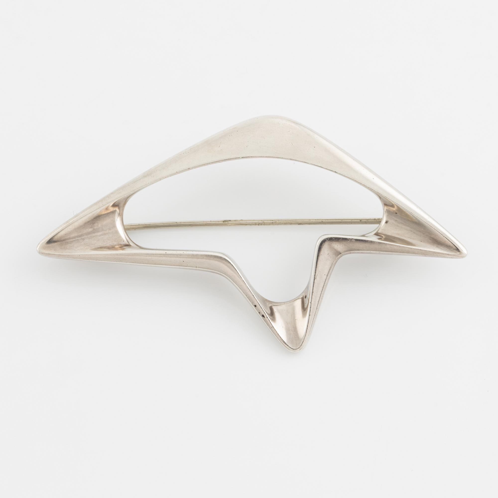 Henning Koppel, Georg Jensen, brooch, sterlingsilver, designed in 1969.