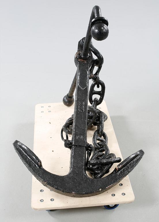 Iron anchor, 20th century.