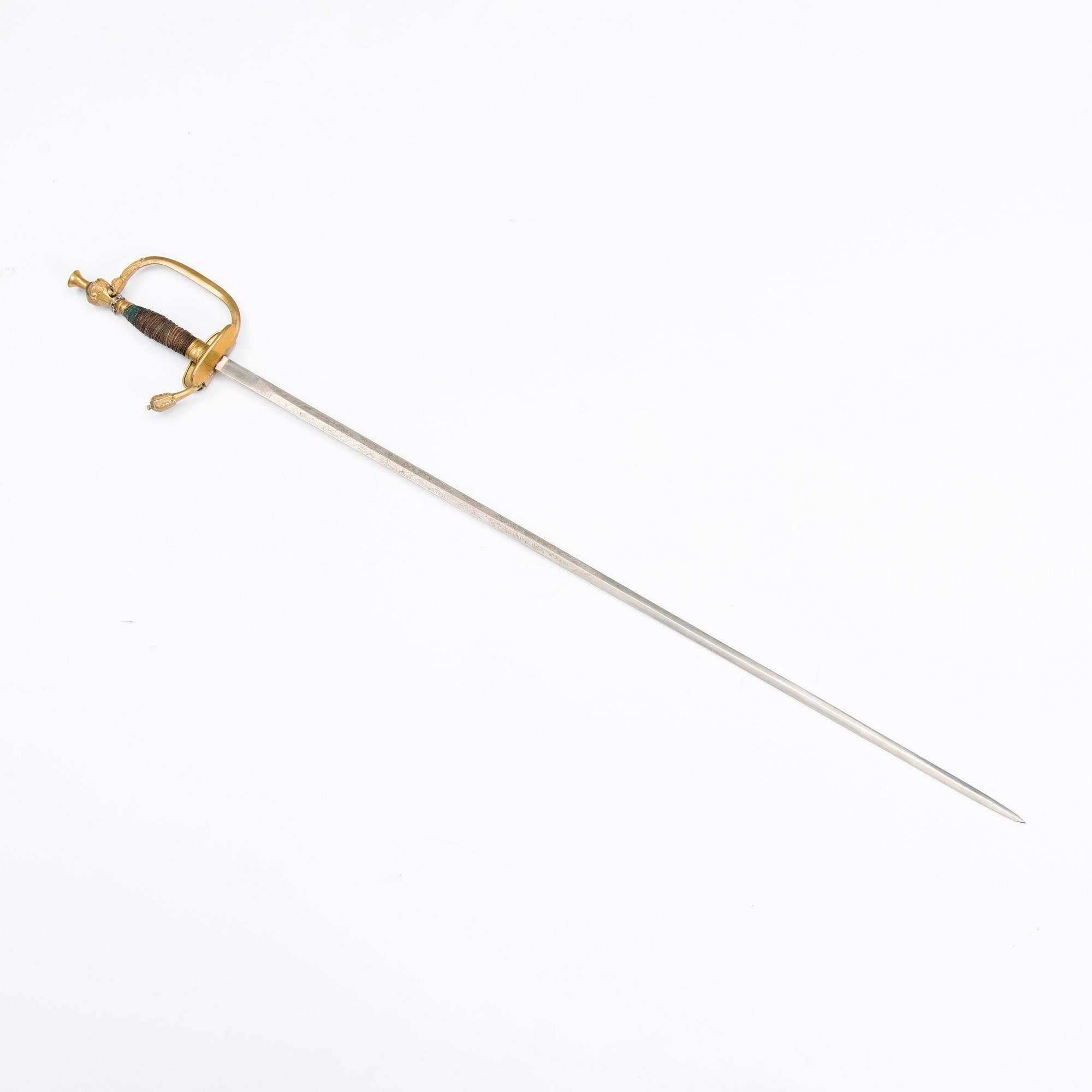 An early 20th Century Russian short sword, model 1798.