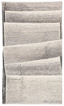 274. Helena Hernmarck, a tapestry, 'Folded paper 3', flat weave, c. 171 x 103 cm, signed Hernmarck.