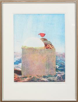 LARS RYLANDER, färgetsning, signerad och numrerad 43/100.