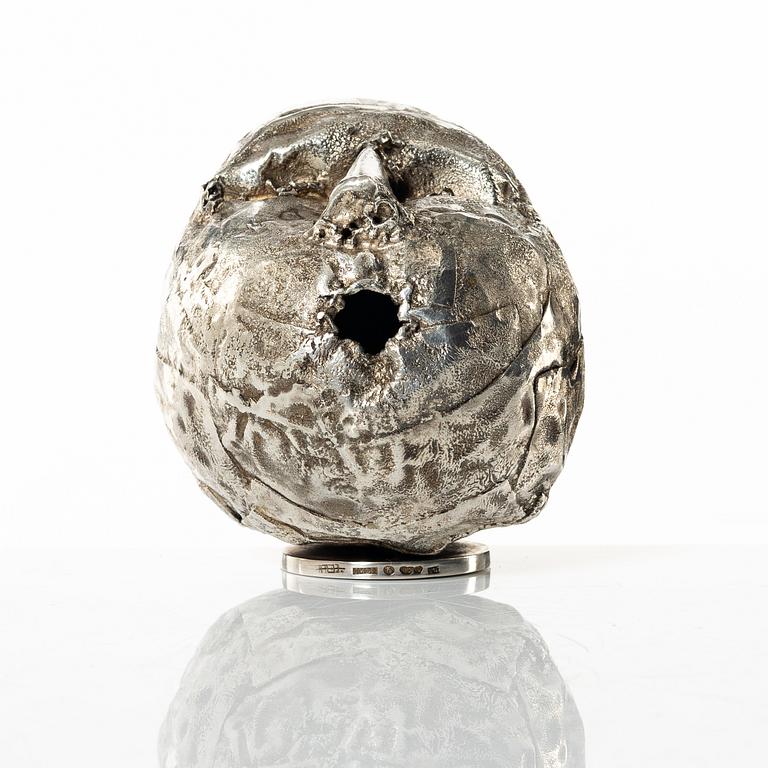Lars Arby, skulptur, silver, Göteborg 1969.