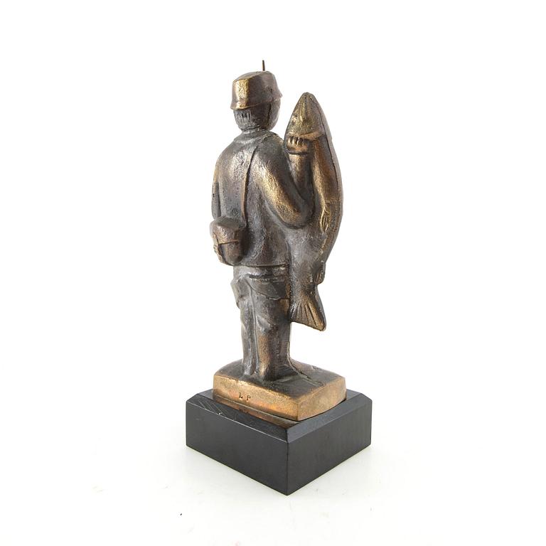 Sculpture Fisherman Borås foundry.