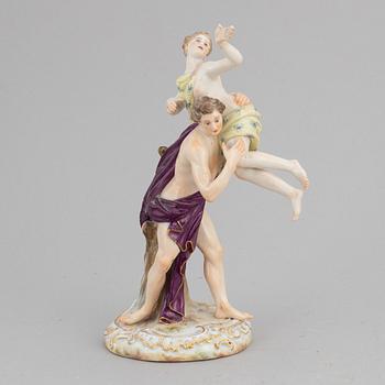 A Meissen porcelain figurine group, late 19th century.