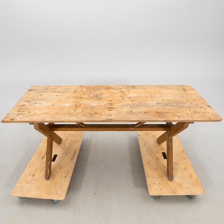 Gateleg table circa 1900.