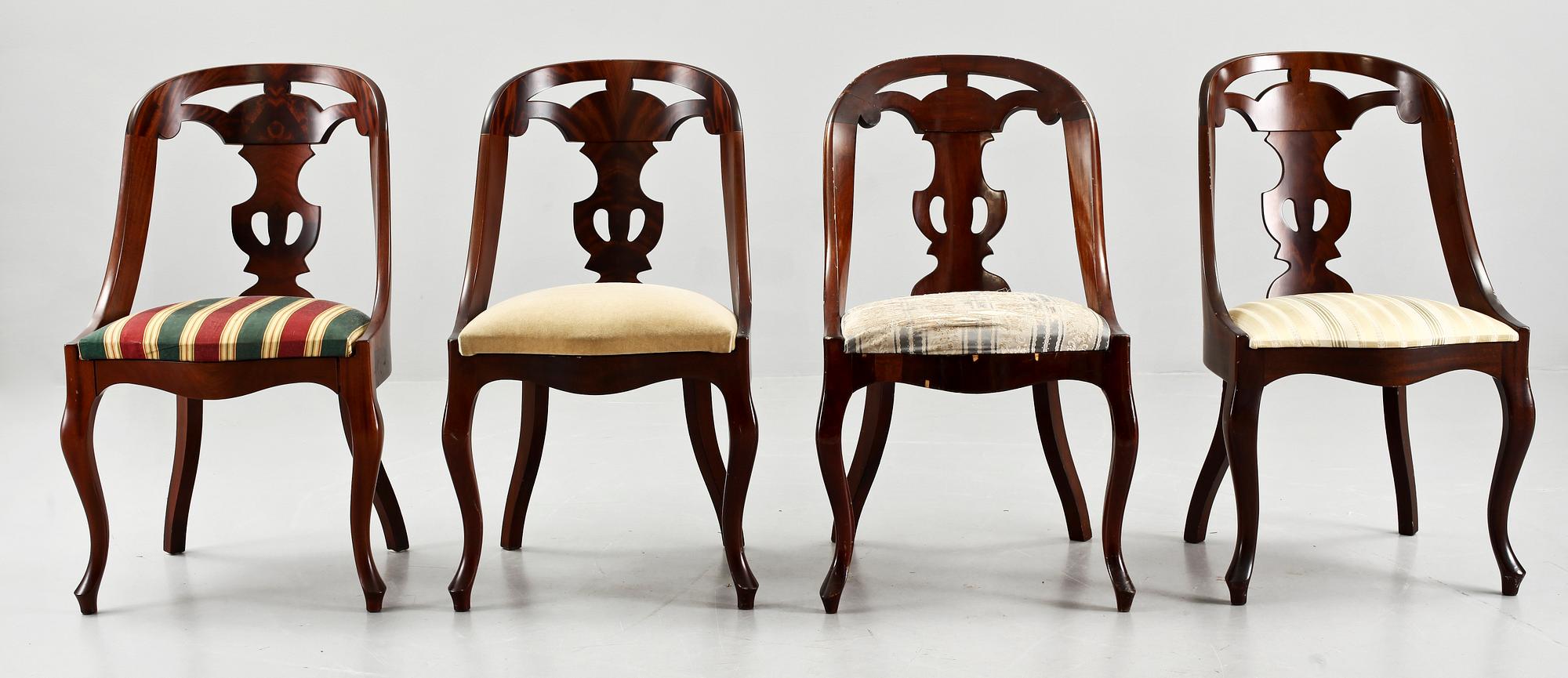 STOLAR, 8 st, s k Göteborgsstolar, 1900-tal.