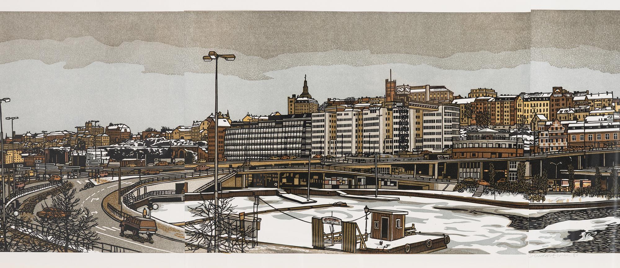Svenolov Ehrén, Slussen.