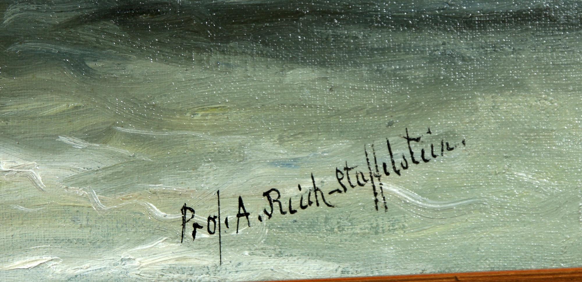 Prof. ALEXANDER REICH-STAFFELSTEIN, olja på duk, sign.