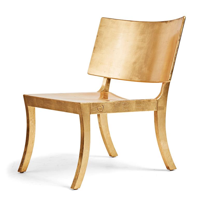 Fredrik Mattson, "TBC (The Black Chair Collection)" a chair, executed in a limited edition, nr 19/22 for Blå Station, Sweden 2008.