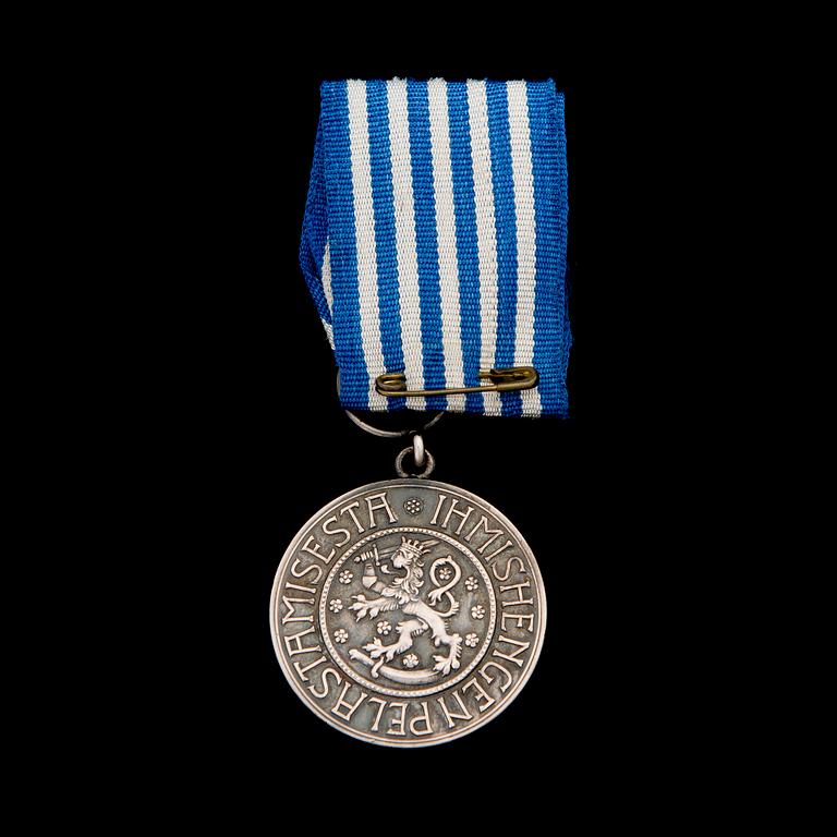 A Finnish  Lifesaving Medal, 1970s.