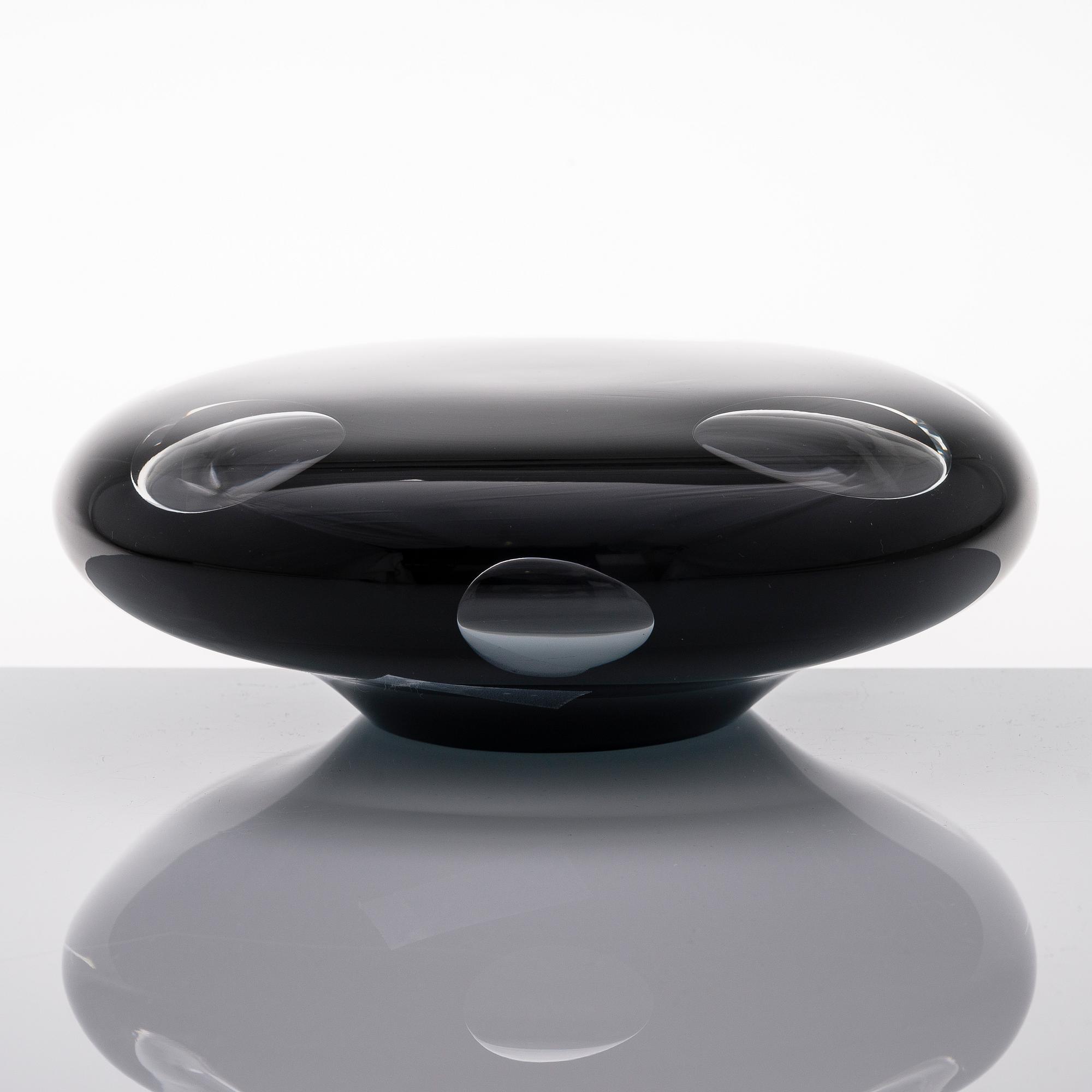 TIMO SARPANEVA, a glass sculpture, signed Timo Sarpaneva, Iittala -84 C.