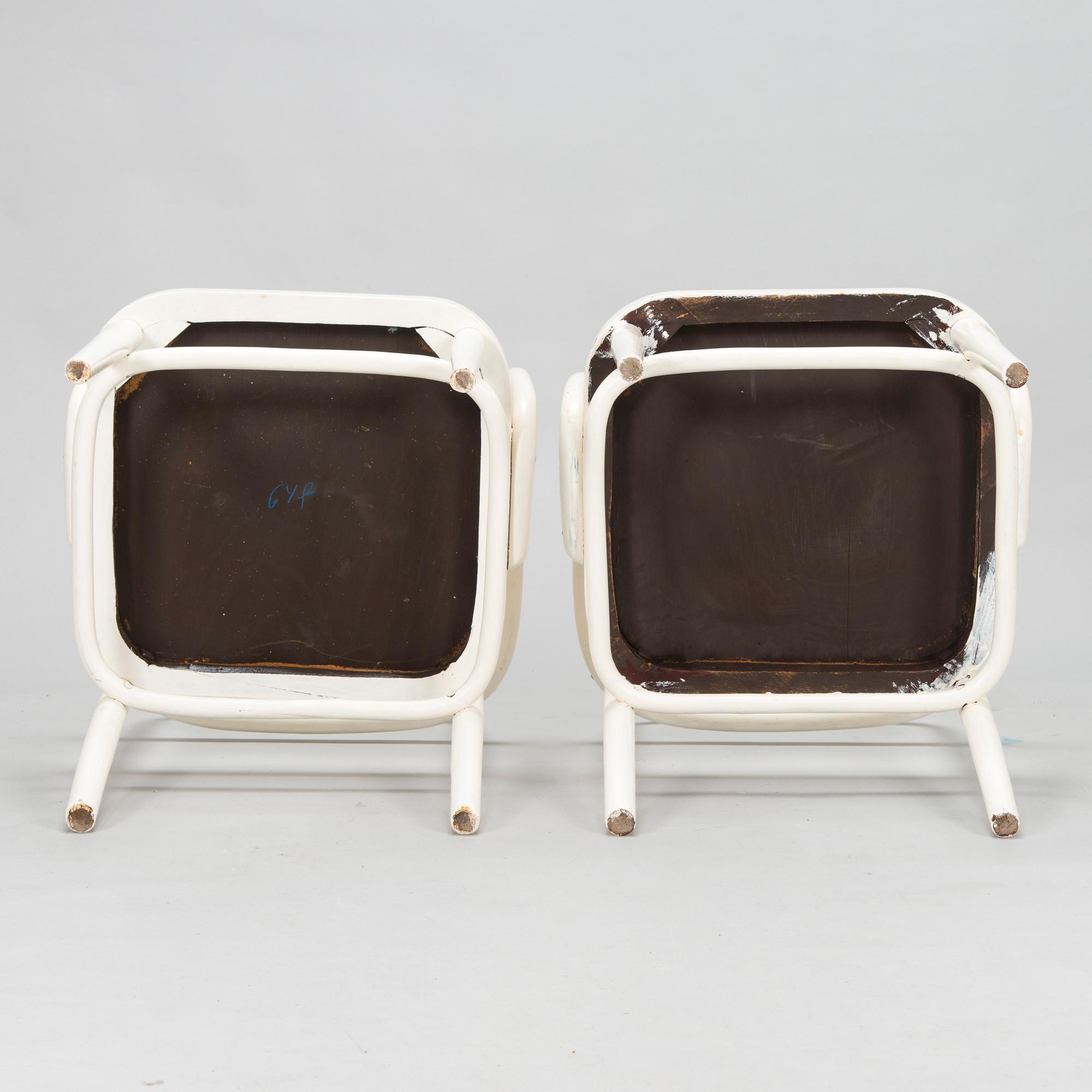 Josef Hoffmann, karmstolar, ett par, Thonet, 1900-talets första hälft.