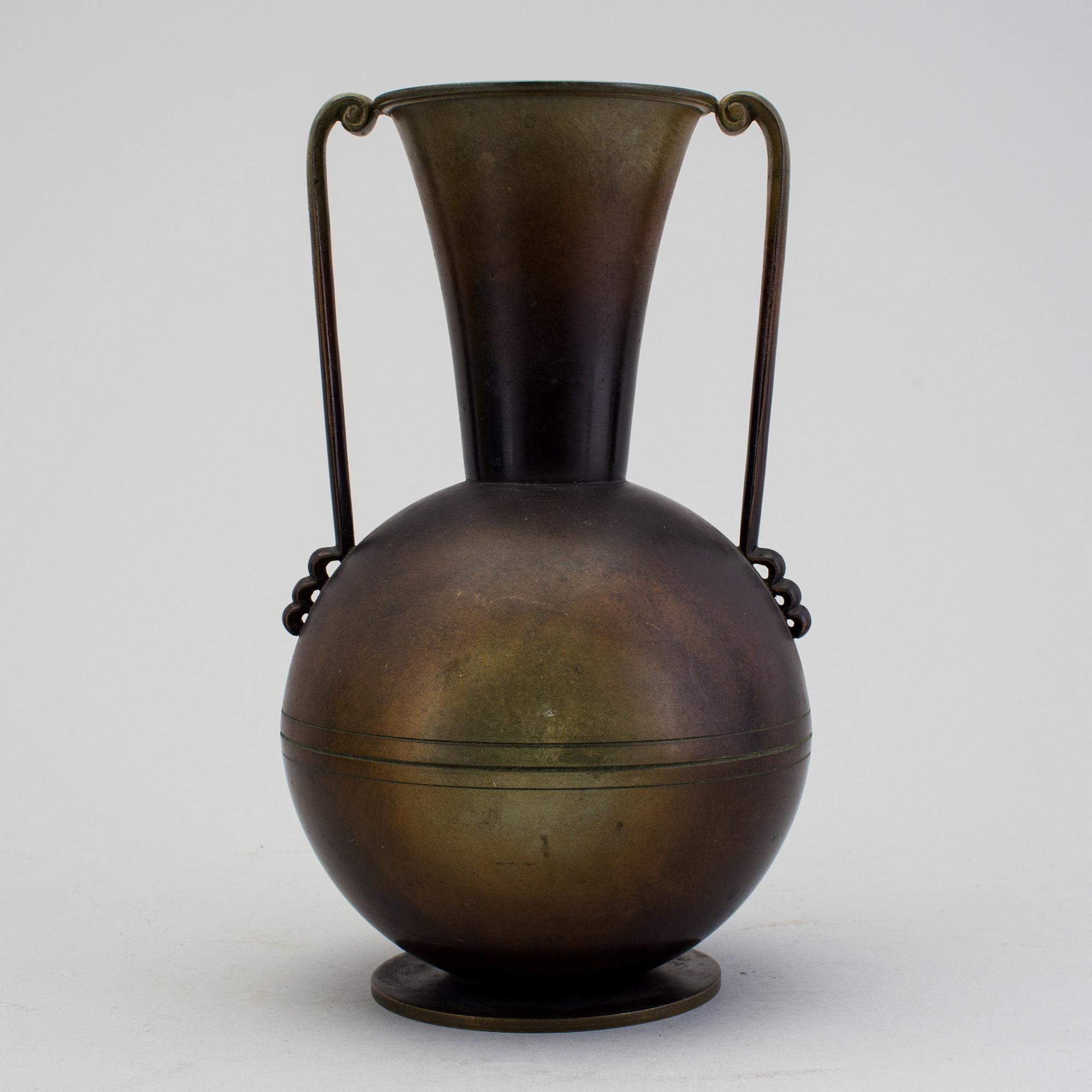 VAS, art deco, Ystad Brons, 1900-talets första hälft.