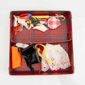 A set of Barbie dolls and accessories Matell 1960s.