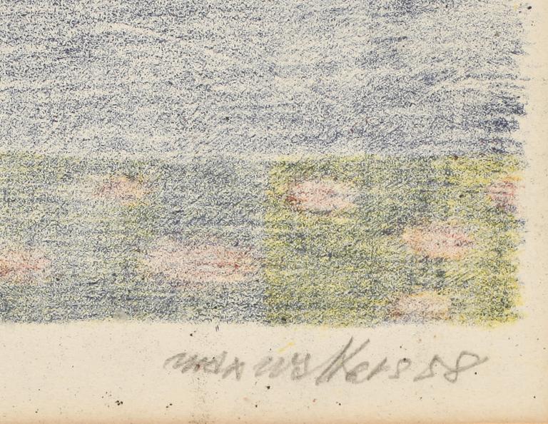 MAX WALTER SVANBERG, färglitografi, sign o dat 58, numr 226/260.