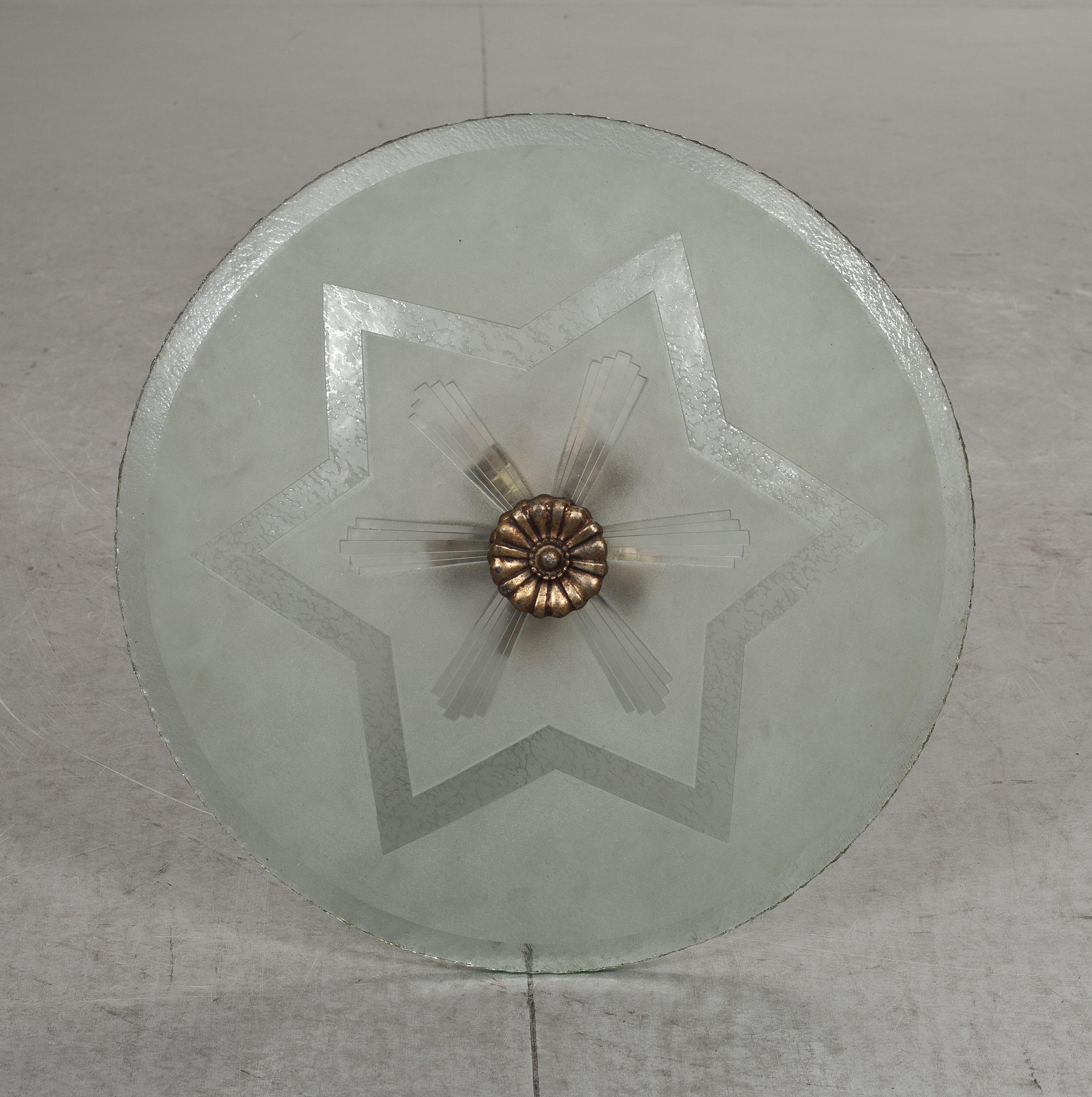 TAKLAMPA, Art deco, 1900-talets första hälft.