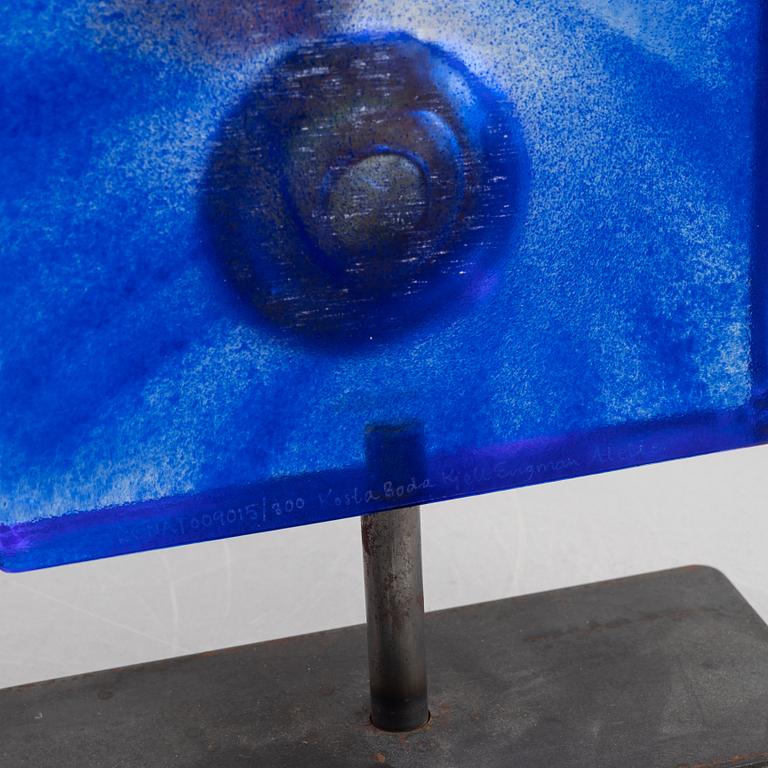 Kjell Engman, a glass sculpture, Kosta Boda Atelier, Sweden, signed and numbered.