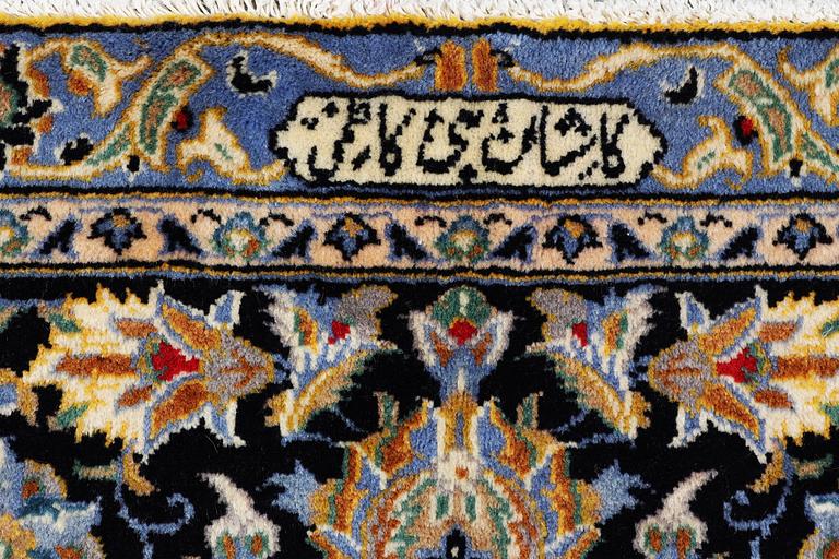 A carpet, Kashan, ca 405 x 295 cm.