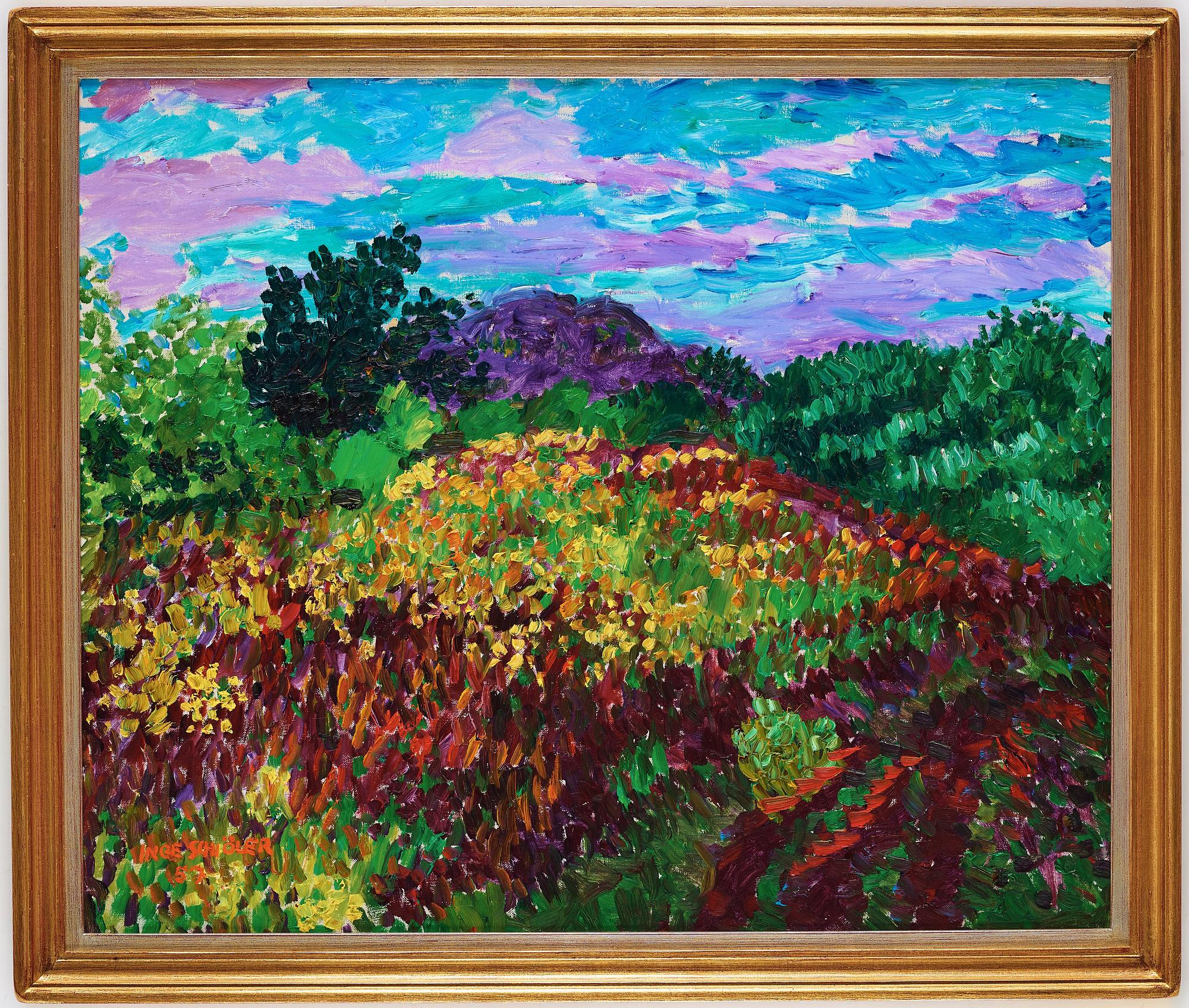 Inge Schiöler, Flowering hill.