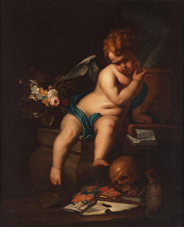 Jan van den Hoecke Follower of, Allegory over mortality.