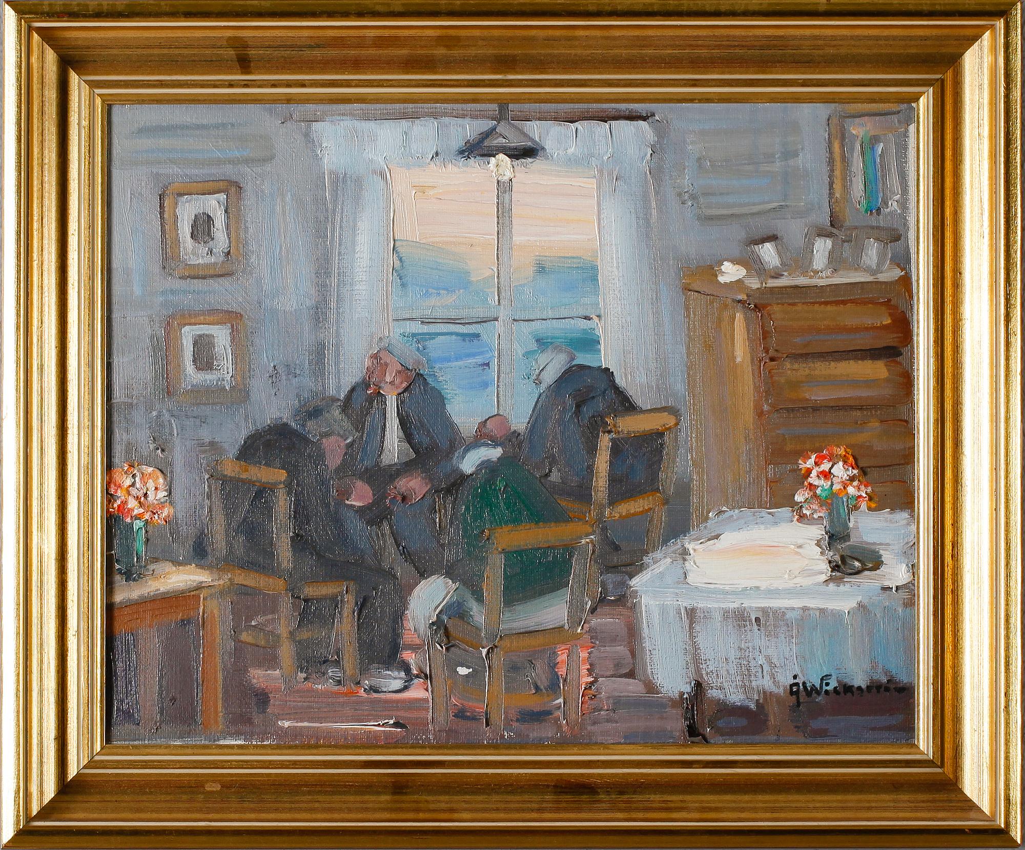 ÅKE WICKSTRÖM, olja på duk, signerad.