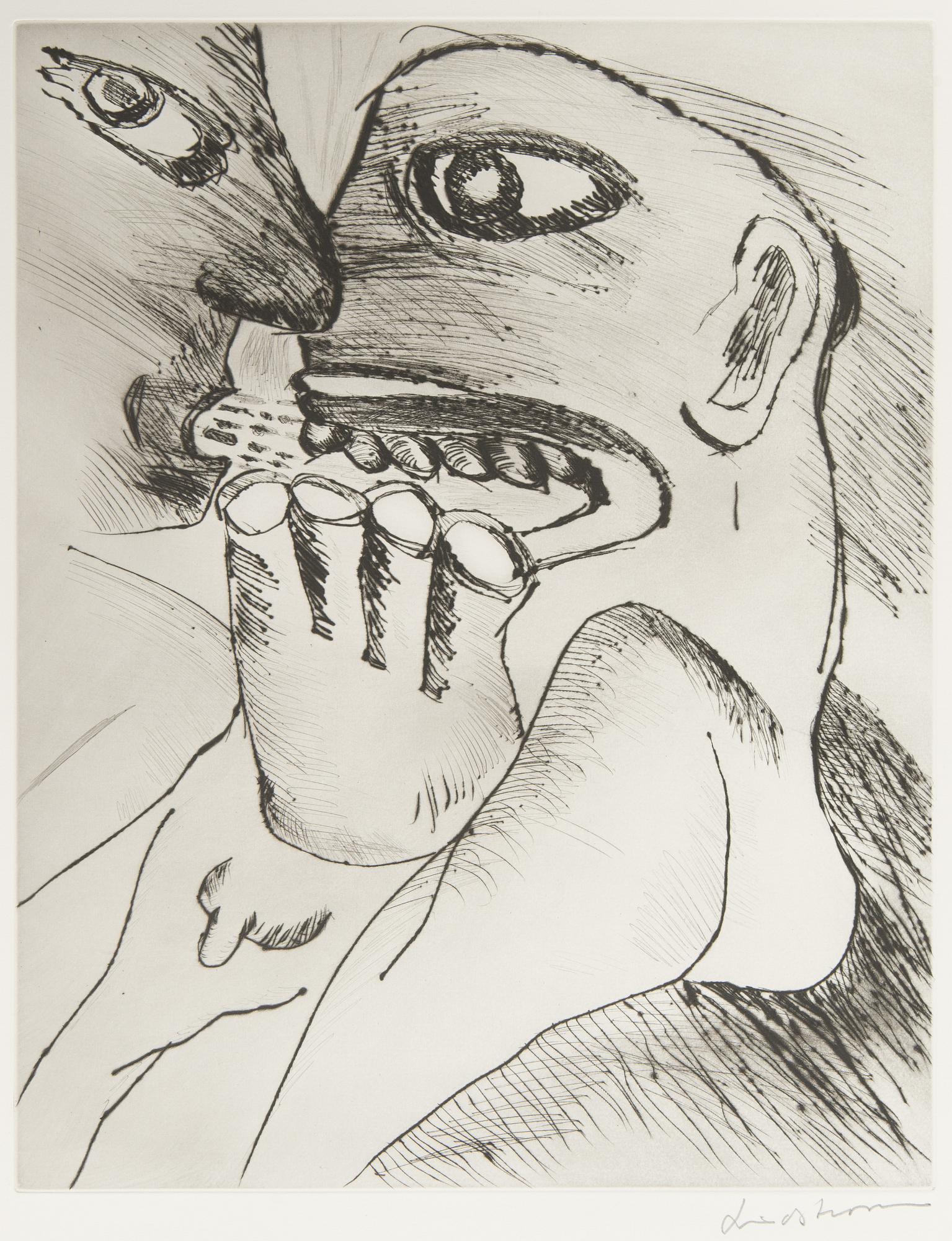 Bengt Lindström, "Les voix". From the series “Anges et Demons”.