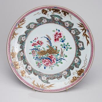 FAT, porslin, Famille rose, Kina, Qianlong (1736-95).