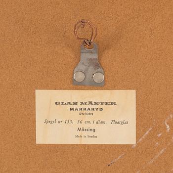 a mirror from glasmäster Markaryd, second half of the 20th century.