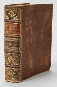 BOK, "Cimbrische Henden Begräbnisse wie unsere..." del III och IV i en vol, av MT. Trogillo, Hamburg 1702.