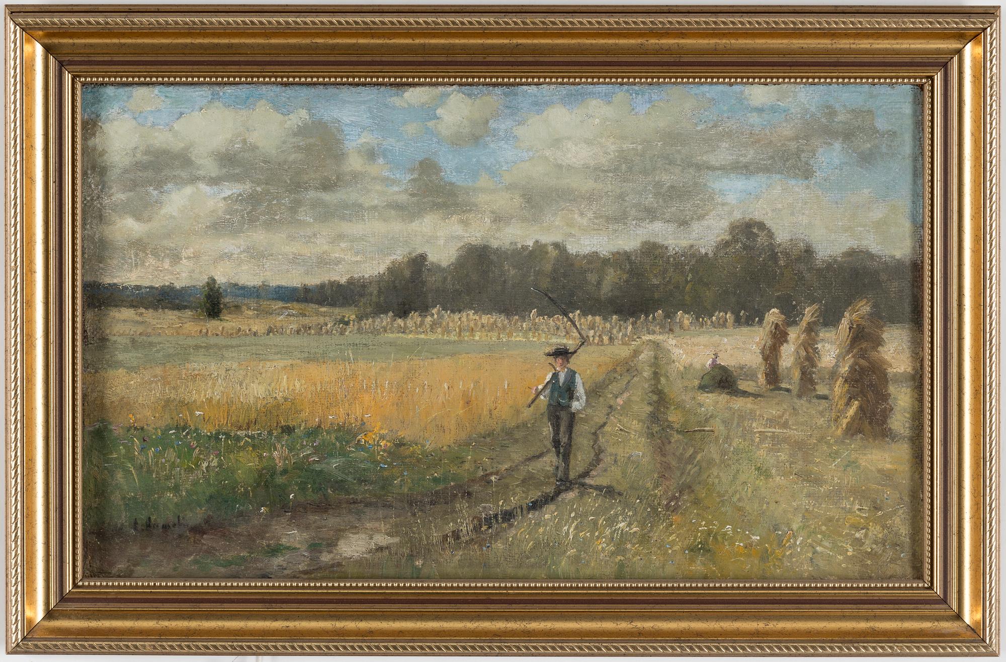 OLOF HERMELIN, oil on canvas, signed.