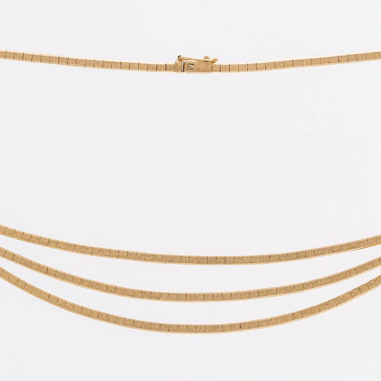 NECKLACE 18K gold, 38 g.