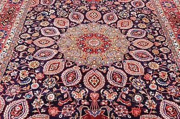 A Meshed carpet, c. 352 x 253 cm.