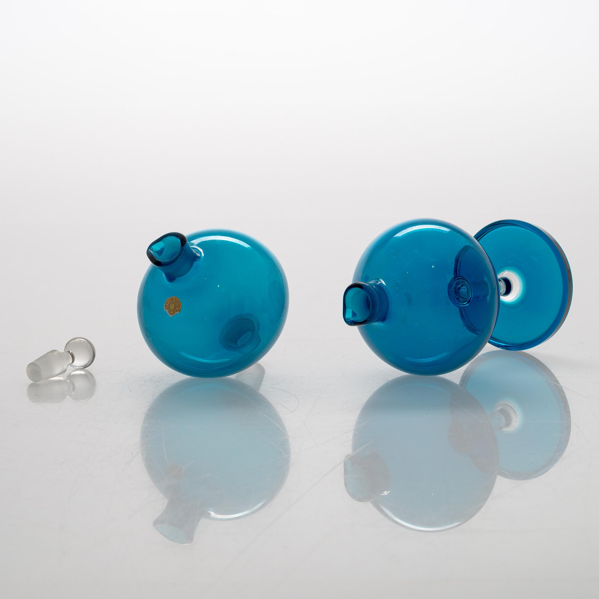 Nanny Still, lasiston osia, 12 kpl, "Harlekiini", Riihimäen Lasi Oy.